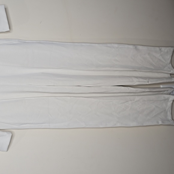 3078 NWT VSX Featherweight Knit Front- Zip Jumpsuit Sz Large Classic Plaster - Picture 5 of 10